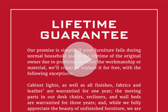 Lifetime Guarantee